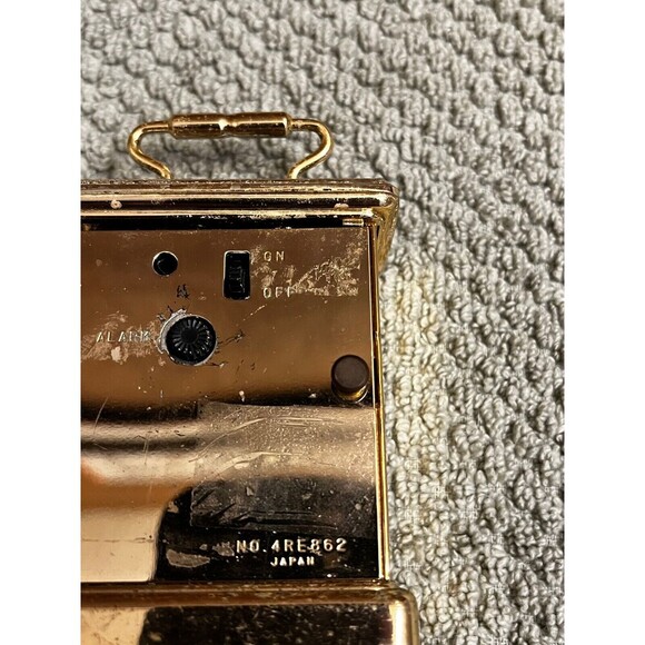 LindenQuartz  AlarmClock   2" W x 3" x 1"  John Hancock Special Edition 4RE862 - Picture 5 of 7